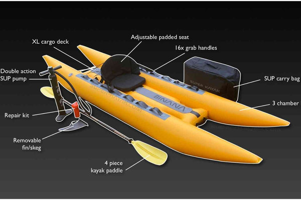 Super Kajak - Binana - 1 Personen Kajak Schlauchboot